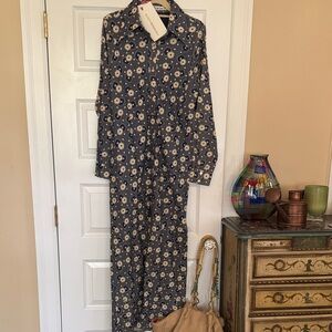 Alix Of Bohemia Navy Floral Dress